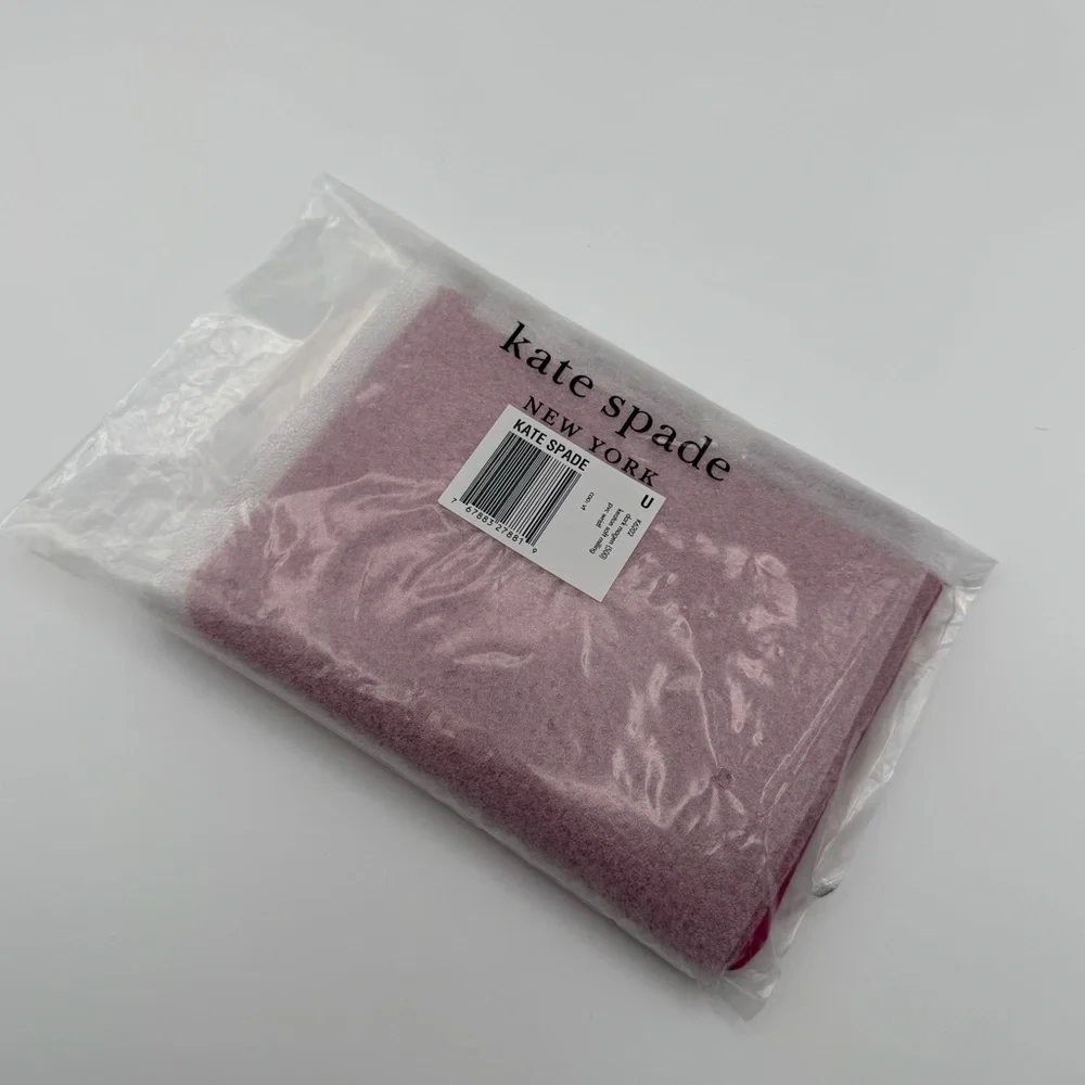 Kate Spade‎ Keaton Dark Magenta PVC Wristlet K6202 NWT